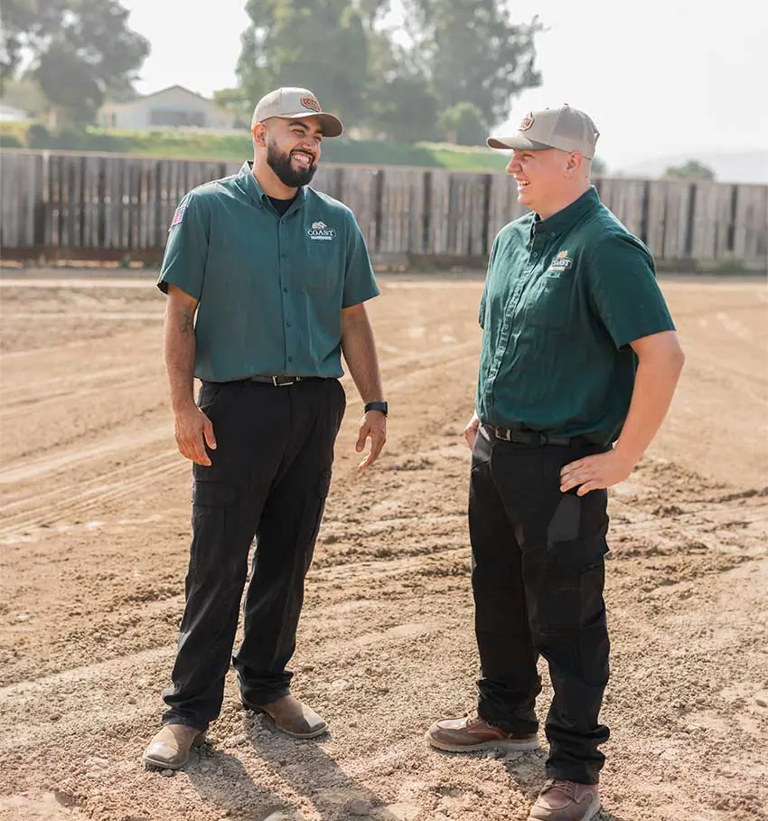 Water softener installer team