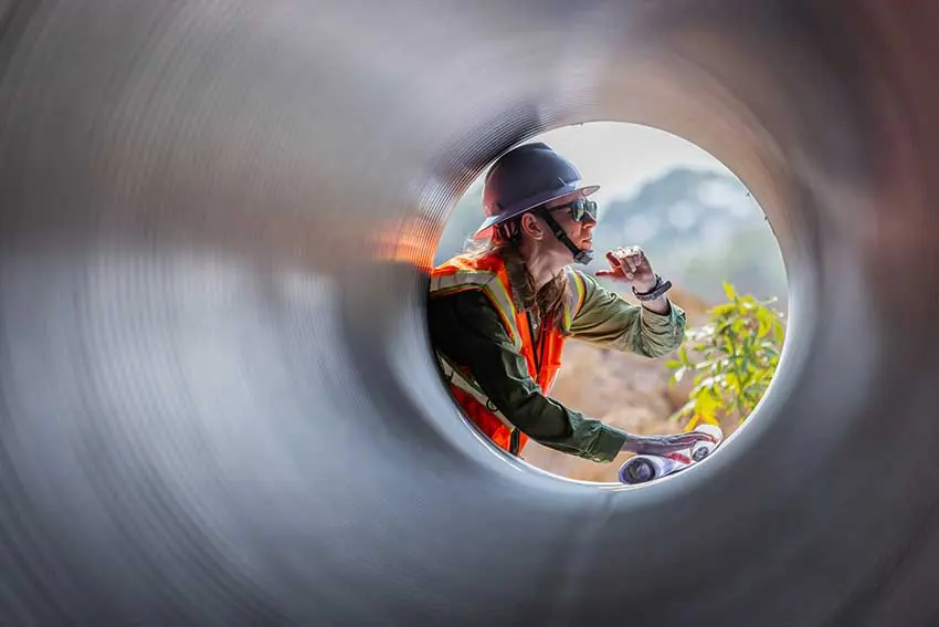 Sewer line repaired