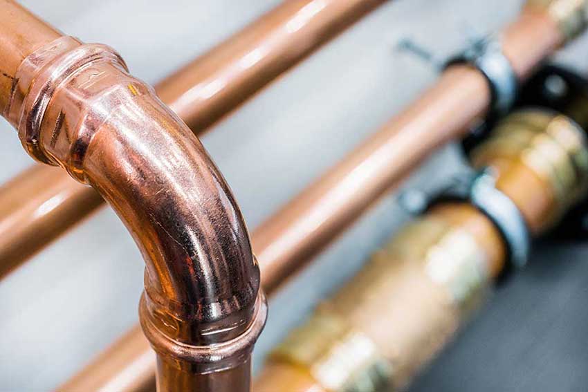 opper-pipe-installation